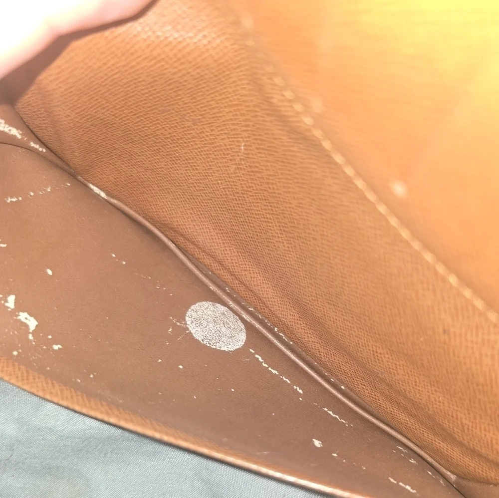 Authentic Louis Vuitton Monogram Card And Currency Wallet